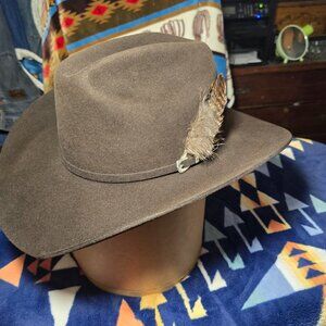 Rodeo King 4X Fur Felt, Chocolate Brown Cowboy Hat, Size 7 1/2